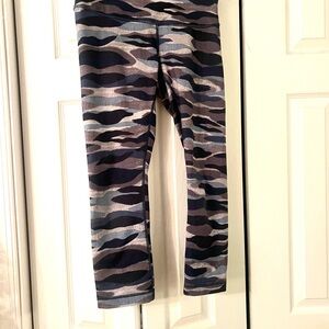 lululemon athletica Camouflage Leggings - Blue and Gray